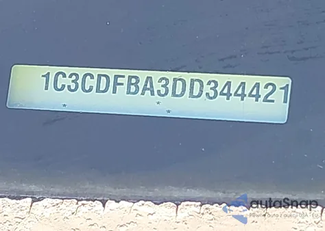 2013 Dodge Dart Sxt z USA, uszkodzony, nr VIN 1C3CDFBA3DD344421